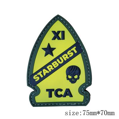 Starburst Skull Logo 3D Tactical PVC Morale Patch
