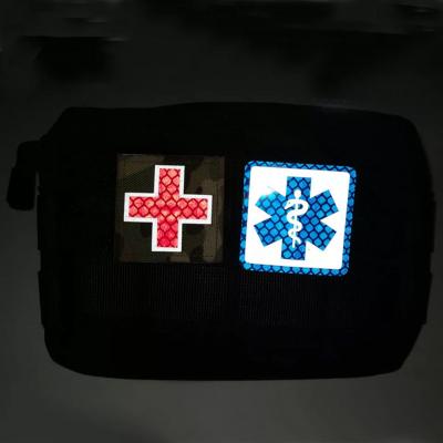 Patch réfléchissant tactique d'insigne de la Croix-Rouge Medic personnalisé
